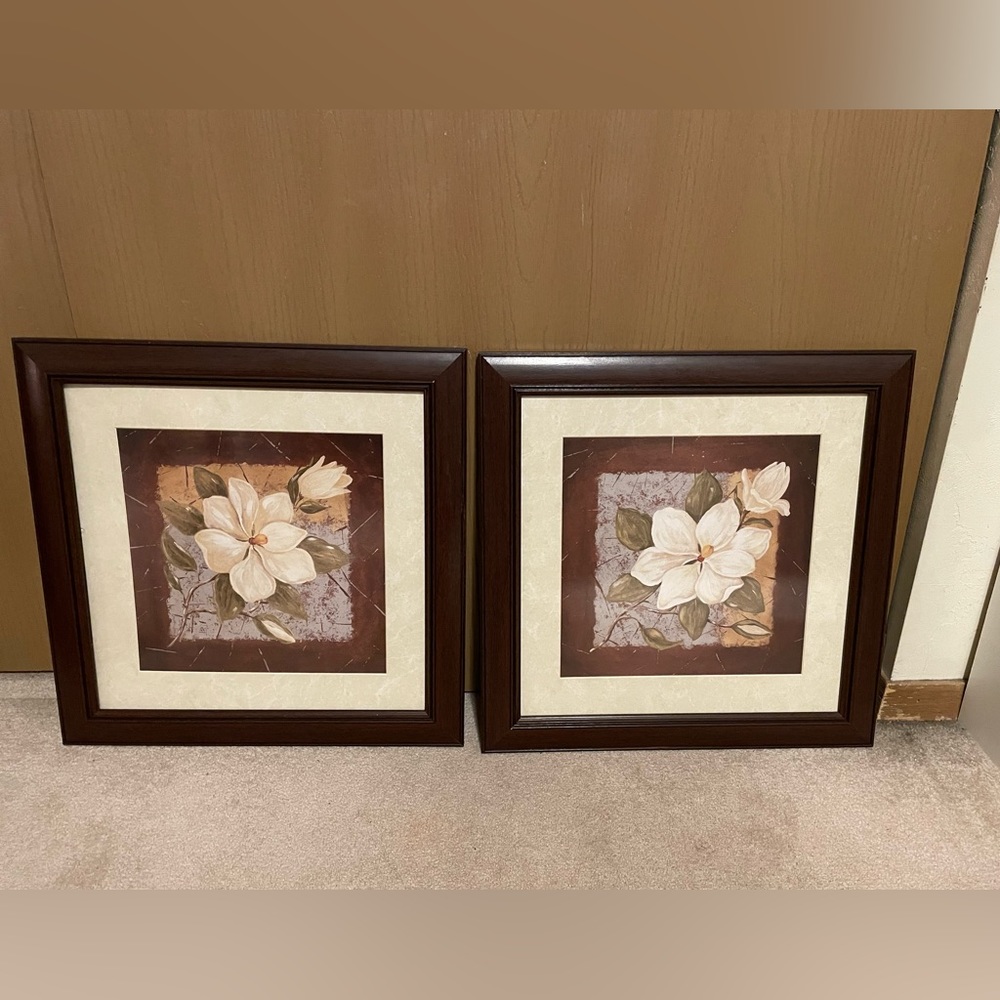 2 Home Interior Floral Pictures